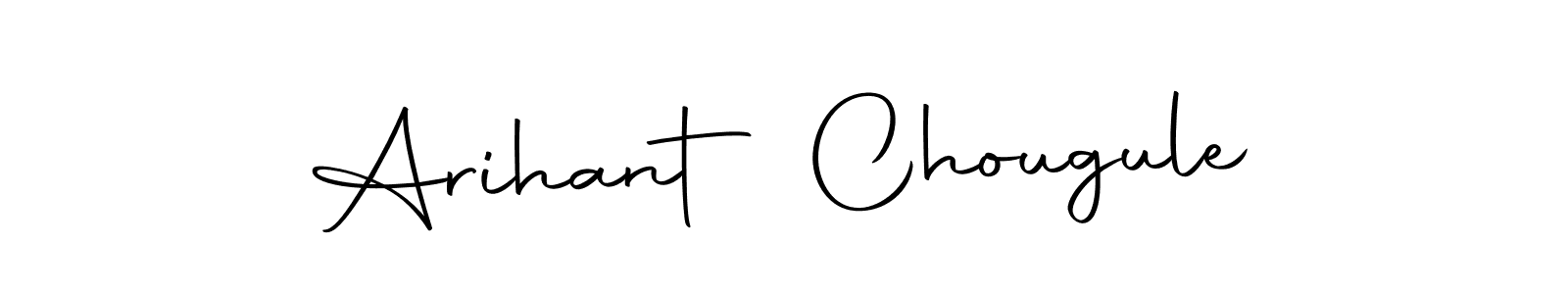 Make a short Arihant Chougule signature style. Manage your documents anywhere anytime using Autography-DOLnW. Create and add eSignatures, submit forms, share and send files easily. Arihant Chougule signature style 10 images and pictures png
