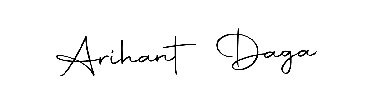 Also we have Arihant Daga name is the best signature style. Create professional handwritten signature collection using Autography-DOLnW autograph style. Arihant Daga signature style 10 images and pictures png