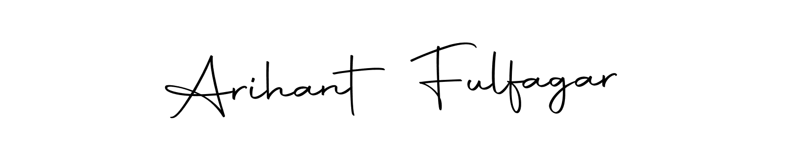 How to make Arihant Fulfagar signature? Autography-DOLnW is a professional autograph style. Create handwritten signature for Arihant Fulfagar name. Arihant Fulfagar signature style 10 images and pictures png