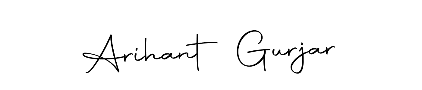 Here are the top 10 professional signature styles for the name Arihant Gurjar. These are the best autograph styles you can use for your name. Arihant Gurjar signature style 10 images and pictures png