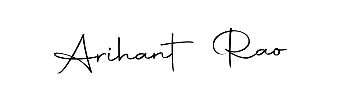 Make a beautiful signature design for name Arihant Rao. With this signature (Autography-DOLnW) style, you can create a handwritten signature for free. Arihant Rao signature style 10 images and pictures png