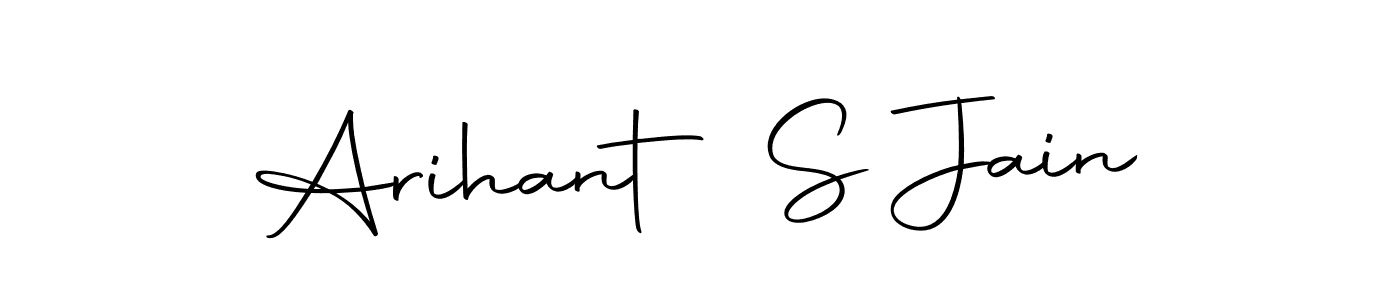 Make a beautiful signature design for name Arihant S Jain. With this signature (Autography-DOLnW) style, you can create a handwritten signature for free. Arihant S Jain signature style 10 images and pictures png