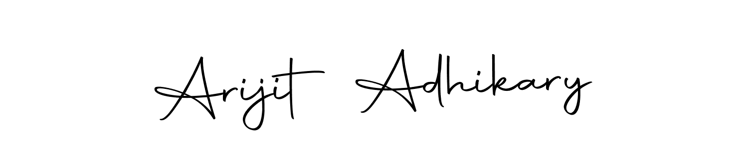 Use a signature maker to create a handwritten signature online. With this signature software, you can design (Autography-DOLnW) your own signature for name Arijit Adhikary. Arijit Adhikary signature style 10 images and pictures png