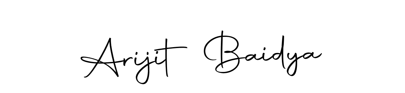 Arijit Baidya stylish signature style. Best Handwritten Sign (Autography-DOLnW) for my name. Handwritten Signature Collection Ideas for my name Arijit Baidya. Arijit Baidya signature style 10 images and pictures png