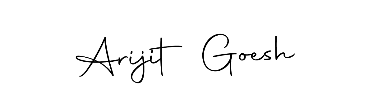 You should practise on your own different ways (Autography-DOLnW) to write your name (Arijit Goesh) in signature. don't let someone else do it for you. Arijit Goesh signature style 10 images and pictures png