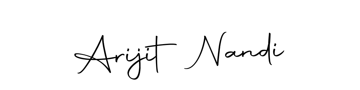 Design your own signature with our free online signature maker. With this signature software, you can create a handwritten (Autography-DOLnW) signature for name Arijit Nandi. Arijit Nandi signature style 10 images and pictures png
