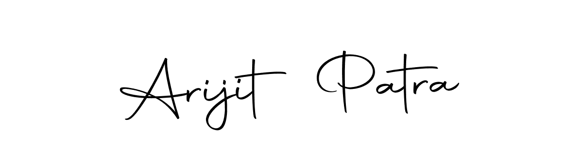 How to make Arijit Patra name signature. Use Autography-DOLnW style for creating short signs online. This is the latest handwritten sign. Arijit Patra signature style 10 images and pictures png