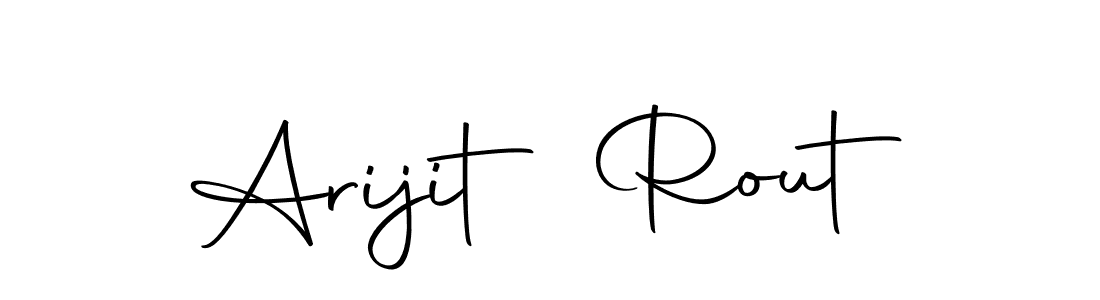 Use a signature maker to create a handwritten signature online. With this signature software, you can design (Autography-DOLnW) your own signature for name Arijit Rout. Arijit Rout signature style 10 images and pictures png