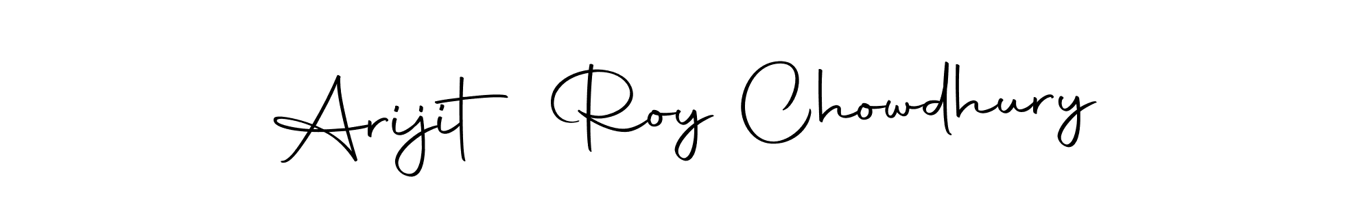 Create a beautiful signature design for name Arijit Roy Chowdhury. With this signature (Autography-DOLnW) fonts, you can make a handwritten signature for free. Arijit Roy Chowdhury signature style 10 images and pictures png