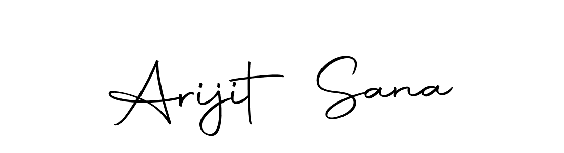 Make a beautiful signature design for name Arijit Sana. Use this online signature maker to create a handwritten signature for free. Arijit Sana signature style 10 images and pictures png