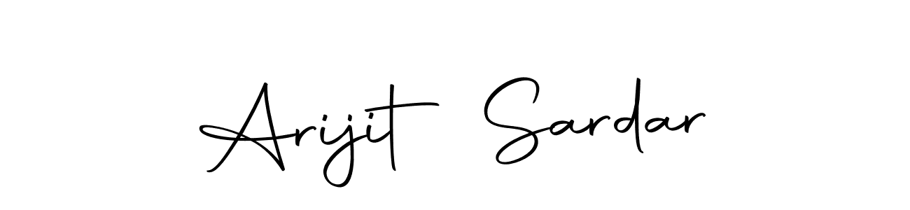 Create a beautiful signature design for name Arijit Sardar. With this signature (Autography-DOLnW) fonts, you can make a handwritten signature for free. Arijit Sardar signature style 10 images and pictures png