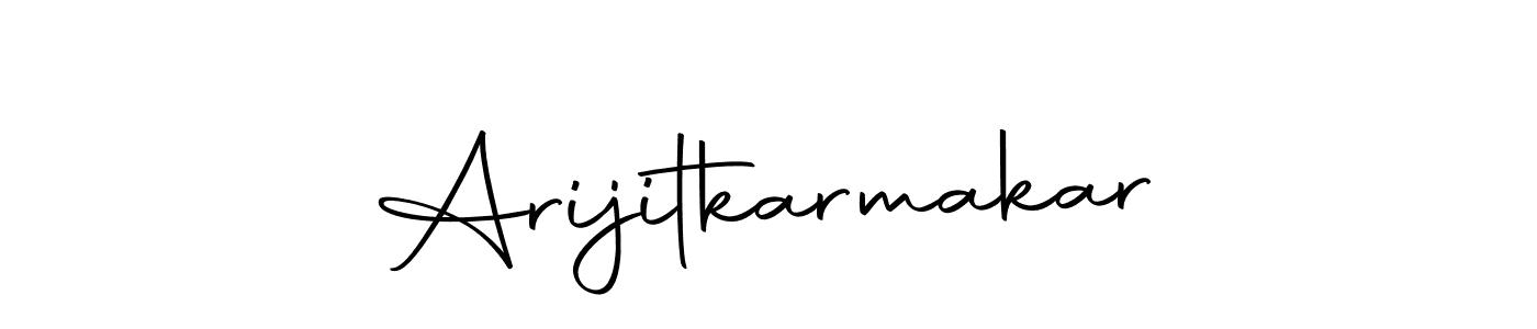 Also we have Arijitkarmakar name is the best signature style. Create professional handwritten signature collection using Autography-DOLnW autograph style. Arijitkarmakar signature style 10 images and pictures png