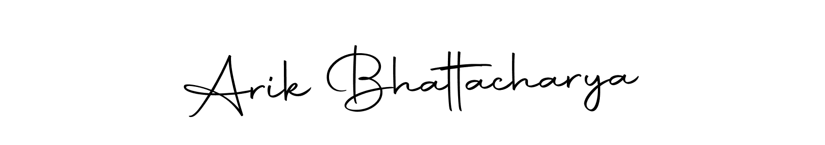 if you are searching for the best signature style for your name Arik Bhattacharya. so please give up your signature search. here we have designed multiple signature styles  using Autography-DOLnW. Arik Bhattacharya signature style 10 images and pictures png