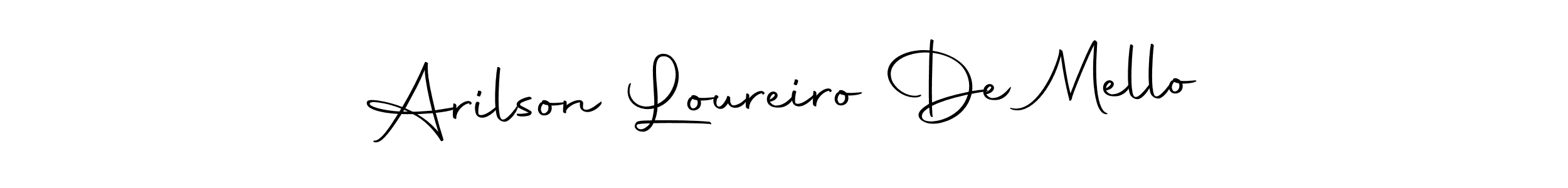 You should practise on your own different ways (Autography-DOLnW) to write your name (Arilson Loureiro De Mello) in signature. don't let someone else do it for you. Arilson Loureiro De Mello signature style 10 images and pictures png