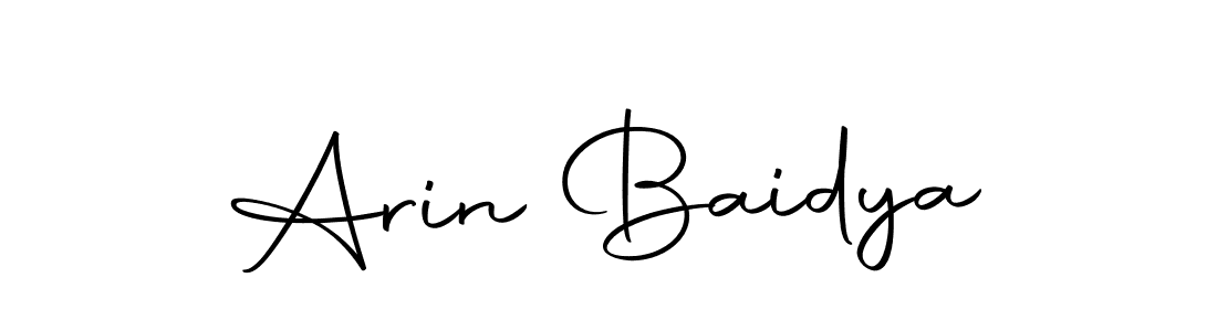 Use a signature maker to create a handwritten signature online. With this signature software, you can design (Autography-DOLnW) your own signature for name Arin Baidya. Arin Baidya signature style 10 images and pictures png