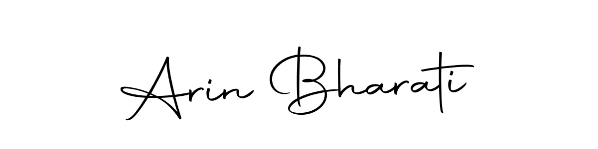 Create a beautiful signature design for name Arin Bharati. With this signature (Autography-DOLnW) fonts, you can make a handwritten signature for free. Arin Bharati signature style 10 images and pictures png