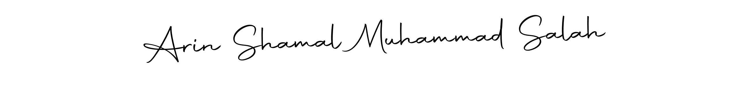 Also we have Arin Shamal Muhammad Salah name is the best signature style. Create professional handwritten signature collection using Autography-DOLnW autograph style. Arin Shamal Muhammad Salah signature style 10 images and pictures png
