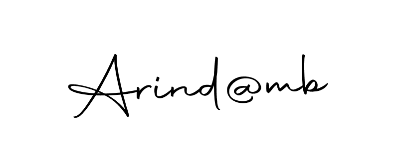 Create a beautiful signature design for name Arind@mb. With this signature (Autography-DOLnW) fonts, you can make a handwritten signature for free. Arind@mb signature style 10 images and pictures png