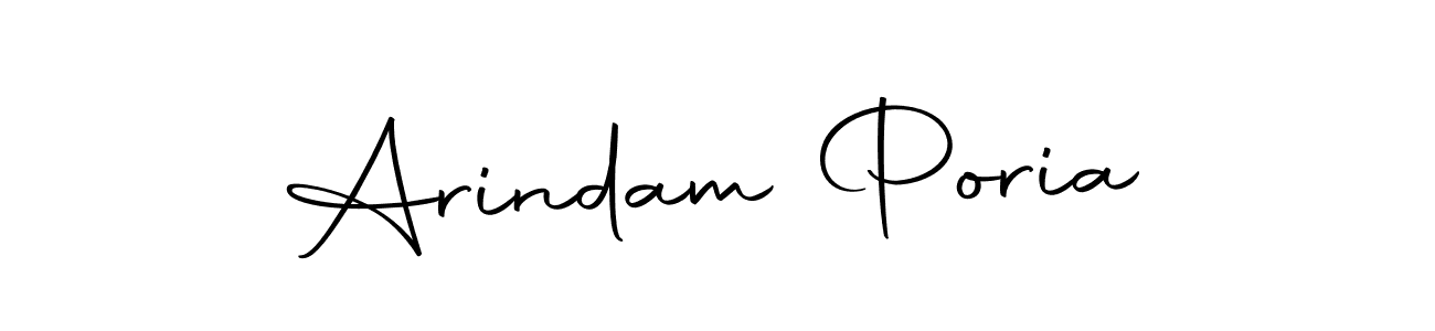 Arindam Poria stylish signature style. Best Handwritten Sign (Autography-DOLnW) for my name. Handwritten Signature Collection Ideas for my name Arindam Poria. Arindam Poria signature style 10 images and pictures png