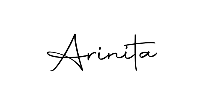 Create a beautiful signature design for name Arinita. With this signature (Autography-DOLnW) fonts, you can make a handwritten signature for free. Arinita signature style 10 images and pictures png