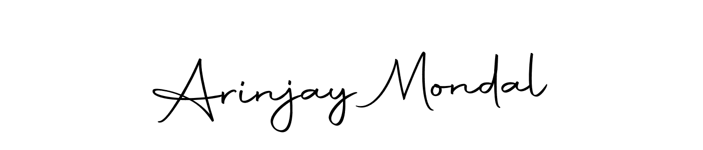 Design your own signature with our free online signature maker. With this signature software, you can create a handwritten (Autography-DOLnW) signature for name Arinjay Mondal. Arinjay Mondal signature style 10 images and pictures png