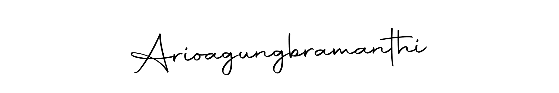 Make a beautiful signature design for name Arioagungbramanthi. Use this online signature maker to create a handwritten signature for free. Arioagungbramanthi signature style 10 images and pictures png