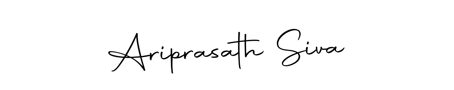 Make a beautiful signature design for name Ariprasath Siva. With this signature (Autography-DOLnW) style, you can create a handwritten signature for free. Ariprasath Siva signature style 10 images and pictures png