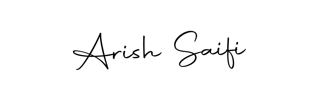 How to make Arish Saifi signature? Autography-DOLnW is a professional autograph style. Create handwritten signature for Arish Saifi name. Arish Saifi signature style 10 images and pictures png
