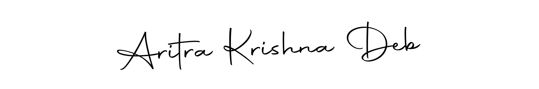 Autography-DOLnW is a professional signature style that is perfect for those who want to add a touch of class to their signature. It is also a great choice for those who want to make their signature more unique. Get Aritra Krishna Deb name to fancy signature for free. Aritra Krishna Deb signature style 10 images and pictures png