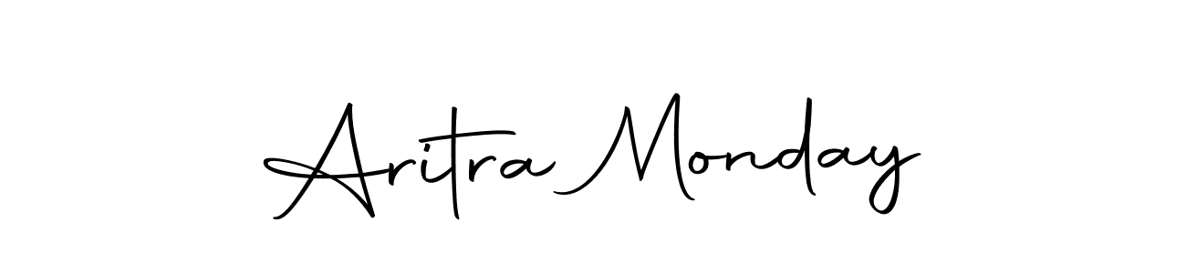This is the best signature style for the Aritra Monday name. Also you like these signature font (Autography-DOLnW). Mix name signature. Aritra Monday signature style 10 images and pictures png