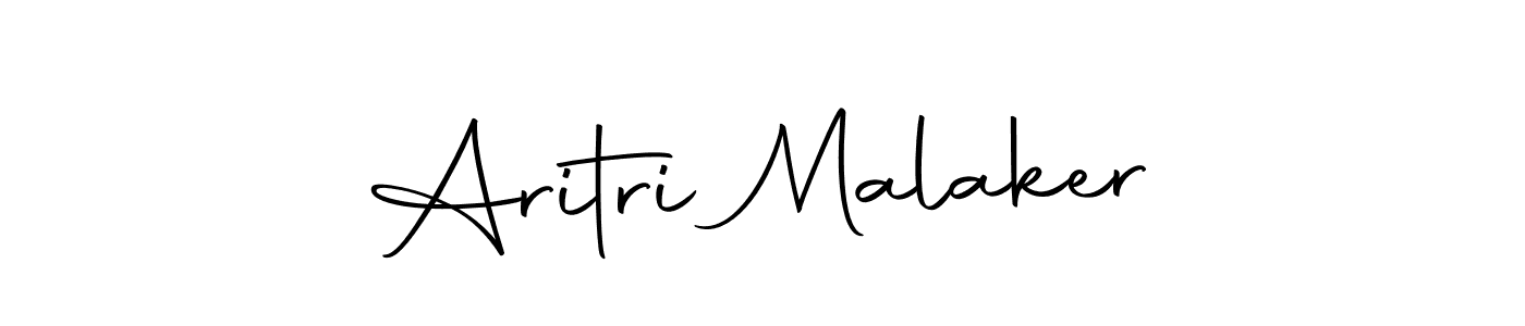 How to make Aritri Malaker name signature. Use Autography-DOLnW style for creating short signs online. This is the latest handwritten sign. Aritri Malaker signature style 10 images and pictures png