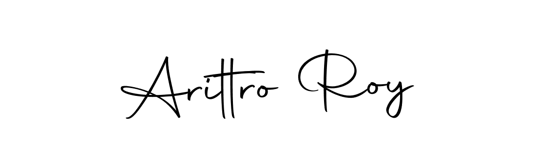 Similarly Autography-DOLnW is the best handwritten signature design. Signature creator online .You can use it as an online autograph creator for name Arittro Roy. Arittro Roy signature style 10 images and pictures png