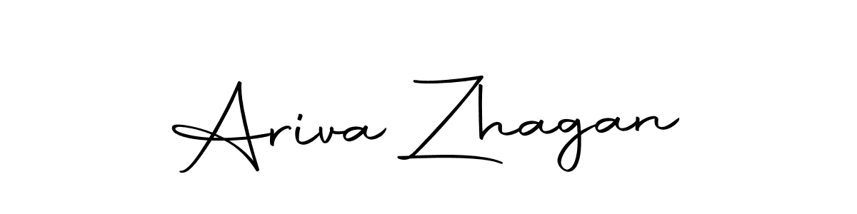Also we have Ariva Zhagan name is the best signature style. Create professional handwritten signature collection using Autography-DOLnW autograph style. Ariva Zhagan signature style 10 images and pictures png