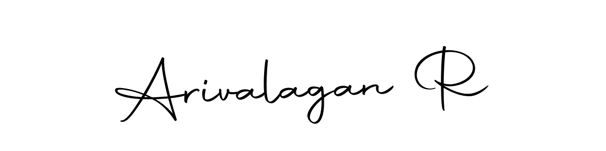 Arivalagan R stylish signature style. Best Handwritten Sign (Autography-DOLnW) for my name. Handwritten Signature Collection Ideas for my name Arivalagan R. Arivalagan R signature style 10 images and pictures png