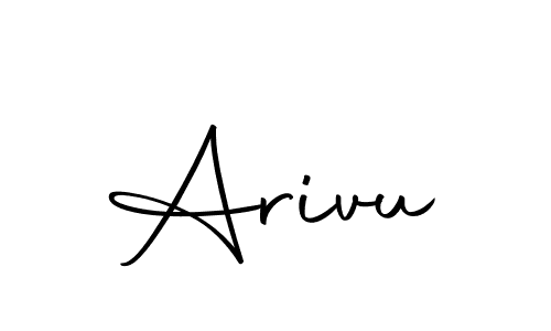 Create a beautiful signature design for name Arivu. With this signature (Autography-DOLnW) fonts, you can make a handwritten signature for free. Arivu signature style 10 images and pictures png