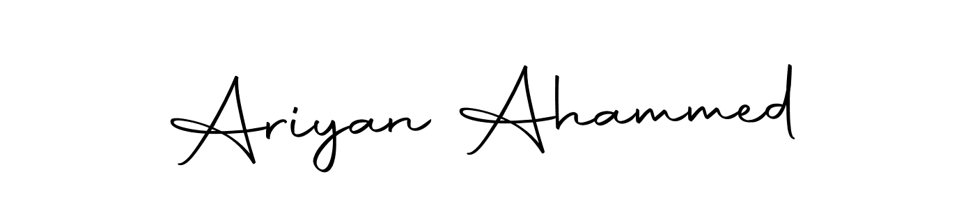 Make a beautiful signature design for name Ariyan Ahammed. Use this online signature maker to create a handwritten signature for free. Ariyan Ahammed signature style 10 images and pictures png