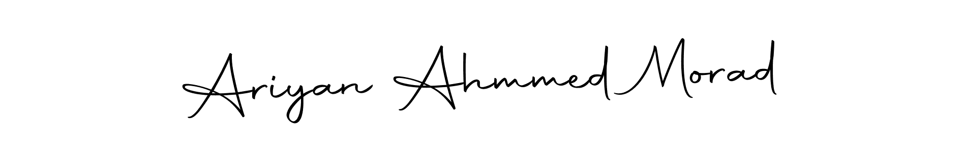 Ariyan Ahmmed Morad stylish signature style. Best Handwritten Sign (Autography-DOLnW) for my name. Handwritten Signature Collection Ideas for my name Ariyan Ahmmed Morad. Ariyan Ahmmed Morad signature style 10 images and pictures png