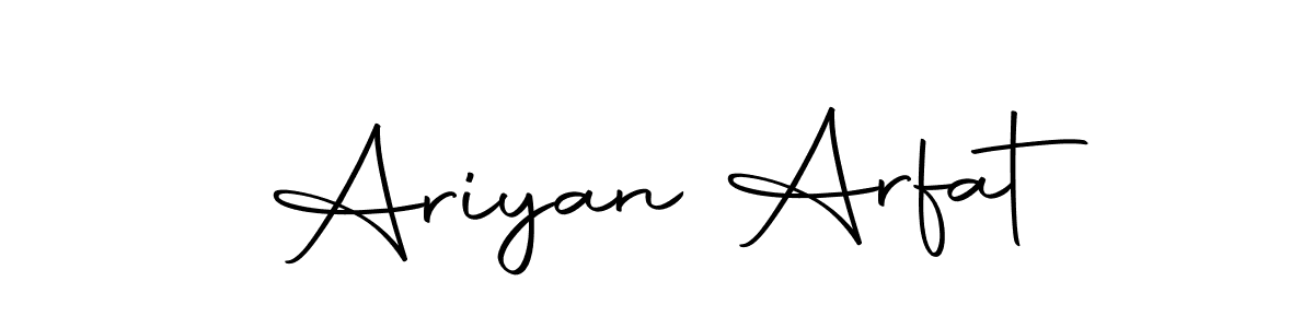 Make a short Ariyan Arfat signature style. Manage your documents anywhere anytime using Autography-DOLnW. Create and add eSignatures, submit forms, share and send files easily. Ariyan Arfat signature style 10 images and pictures png