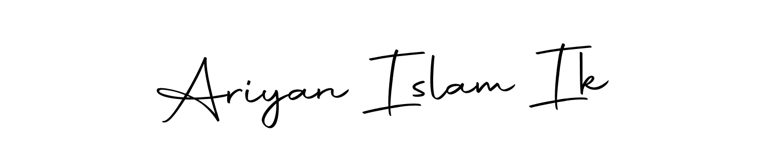 Ariyan Islam Ik stylish signature style. Best Handwritten Sign (Autography-DOLnW) for my name. Handwritten Signature Collection Ideas for my name Ariyan Islam Ik. Ariyan Islam Ik signature style 10 images and pictures png