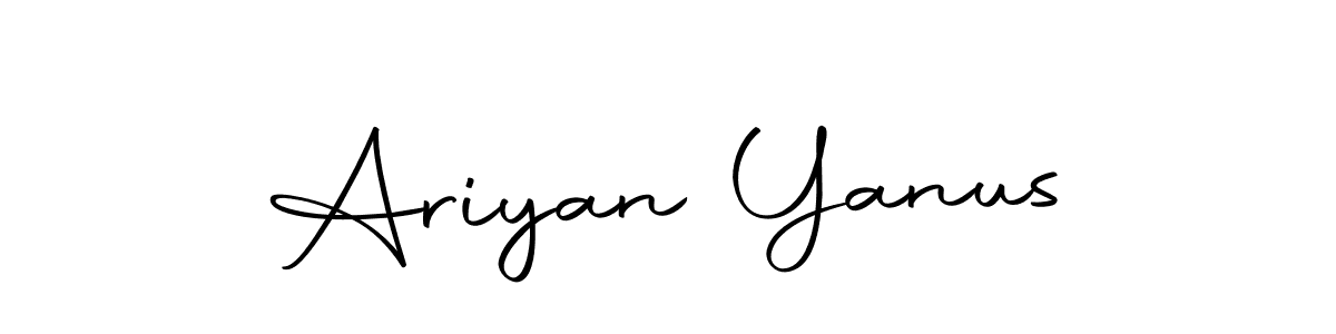 You can use this online signature creator to create a handwritten signature for the name Ariyan Yanus. This is the best online autograph maker. Ariyan Yanus signature style 10 images and pictures png