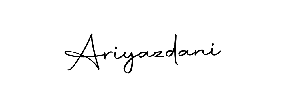 You should practise on your own different ways (Autography-DOLnW) to write your name (Ariyazdani) in signature. don't let someone else do it for you. Ariyazdani signature style 10 images and pictures png