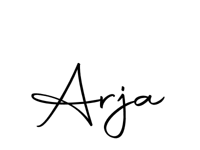 Make a beautiful signature design for name Arja. Use this online signature maker to create a handwritten signature for free. Arja signature style 10 images and pictures png