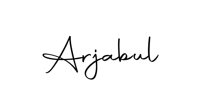 It looks lik you need a new signature style for name Arjabul. Design unique handwritten (Autography-DOLnW) signature with our free signature maker in just a few clicks. Arjabul signature style 10 images and pictures png