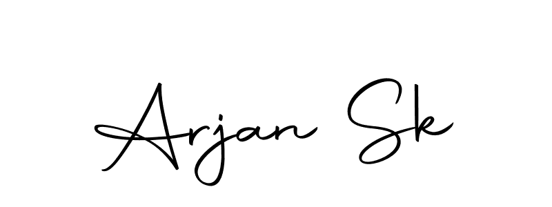 You can use this online signature creator to create a handwritten signature for the name Arjan Sk. This is the best online autograph maker. Arjan Sk signature style 10 images and pictures png
