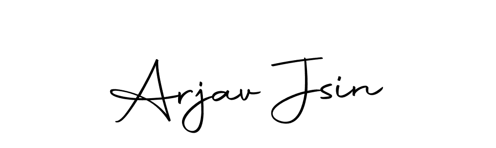 if you are searching for the best signature style for your name Arjav Jsin. so please give up your signature search. here we have designed multiple signature styles  using Autography-DOLnW. Arjav Jsin signature style 10 images and pictures png