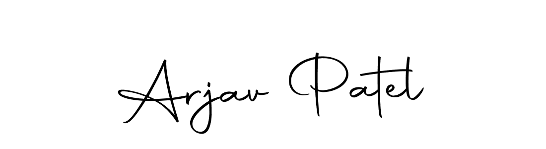 if you are searching for the best signature style for your name Arjav Patel. so please give up your signature search. here we have designed multiple signature styles  using Autography-DOLnW. Arjav Patel signature style 10 images and pictures png