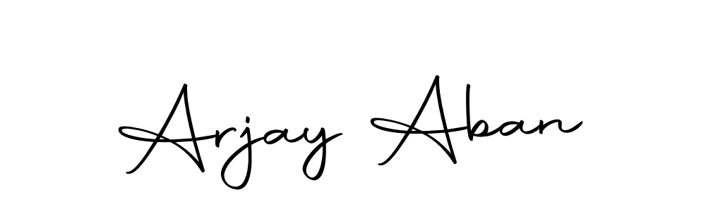 You should practise on your own different ways (Autography-DOLnW) to write your name (Arjay Aban) in signature. don't let someone else do it for you. Arjay Aban signature style 10 images and pictures png