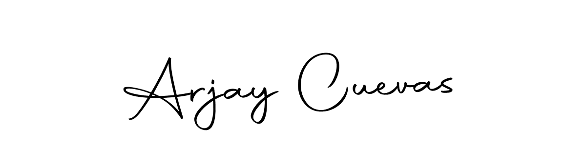 The best way (Autography-DOLnW) to make a short signature is to pick only two or three words in your name. The name Arjay Cuevas include a total of six letters. For converting this name. Arjay Cuevas signature style 10 images and pictures png