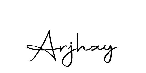 Arjhay stylish signature style. Best Handwritten Sign (Autography-DOLnW) for my name. Handwritten Signature Collection Ideas for my name Arjhay. Arjhay signature style 10 images and pictures png