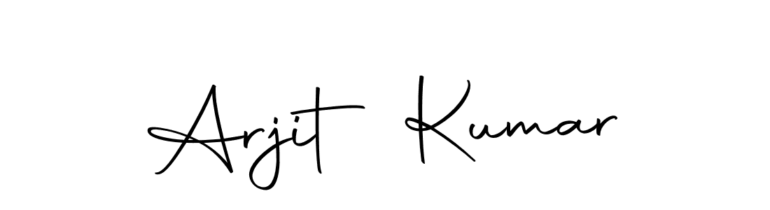 How to make Arjit Kumar name signature. Use Autography-DOLnW style for creating short signs online. This is the latest handwritten sign. Arjit Kumar signature style 10 images and pictures png